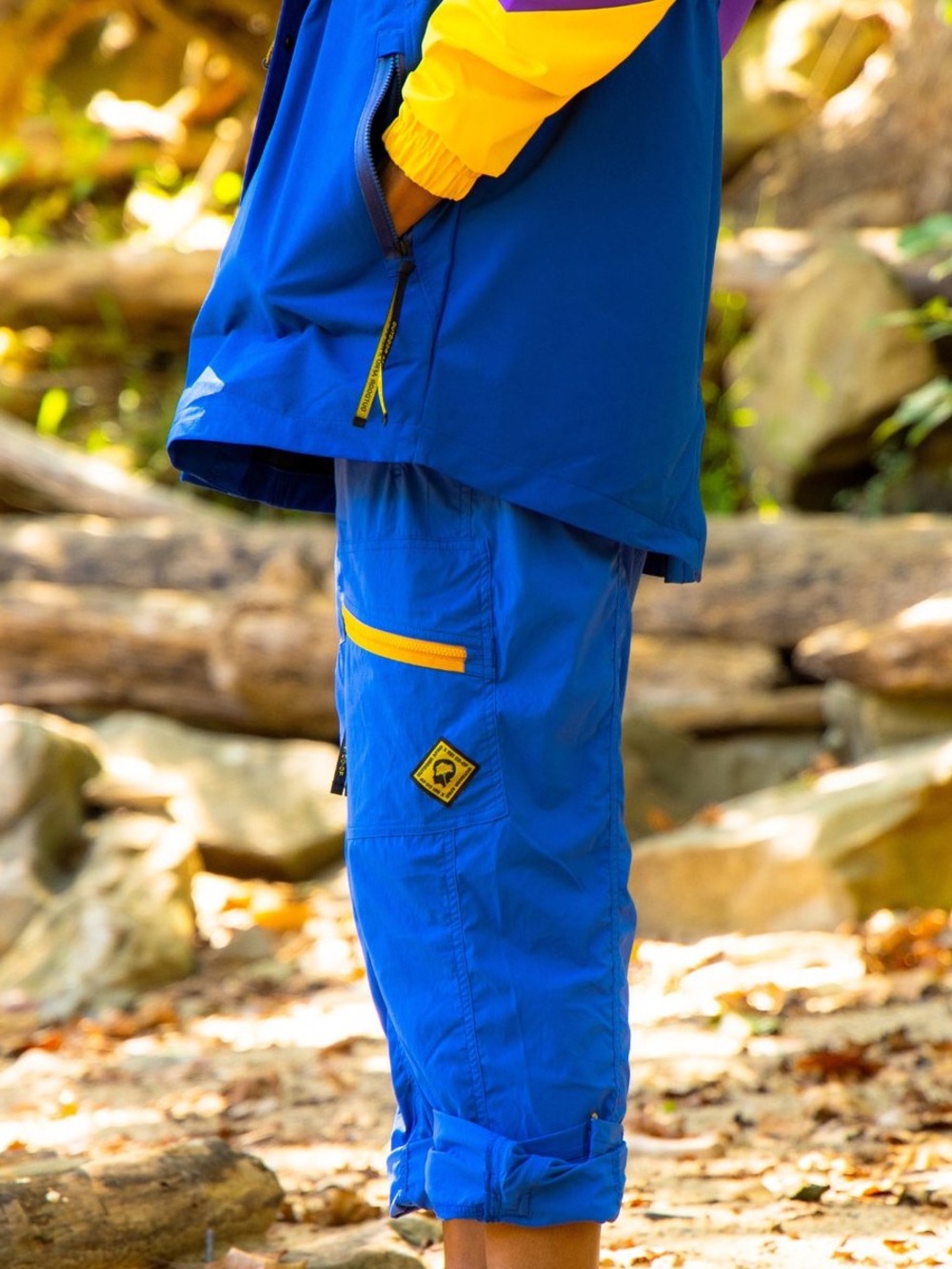 Outdoor Afro x REI Co-op Trail Pants Blue Hiking Cargo 32x32